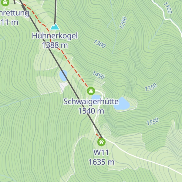 Map of Schwaigerhütte