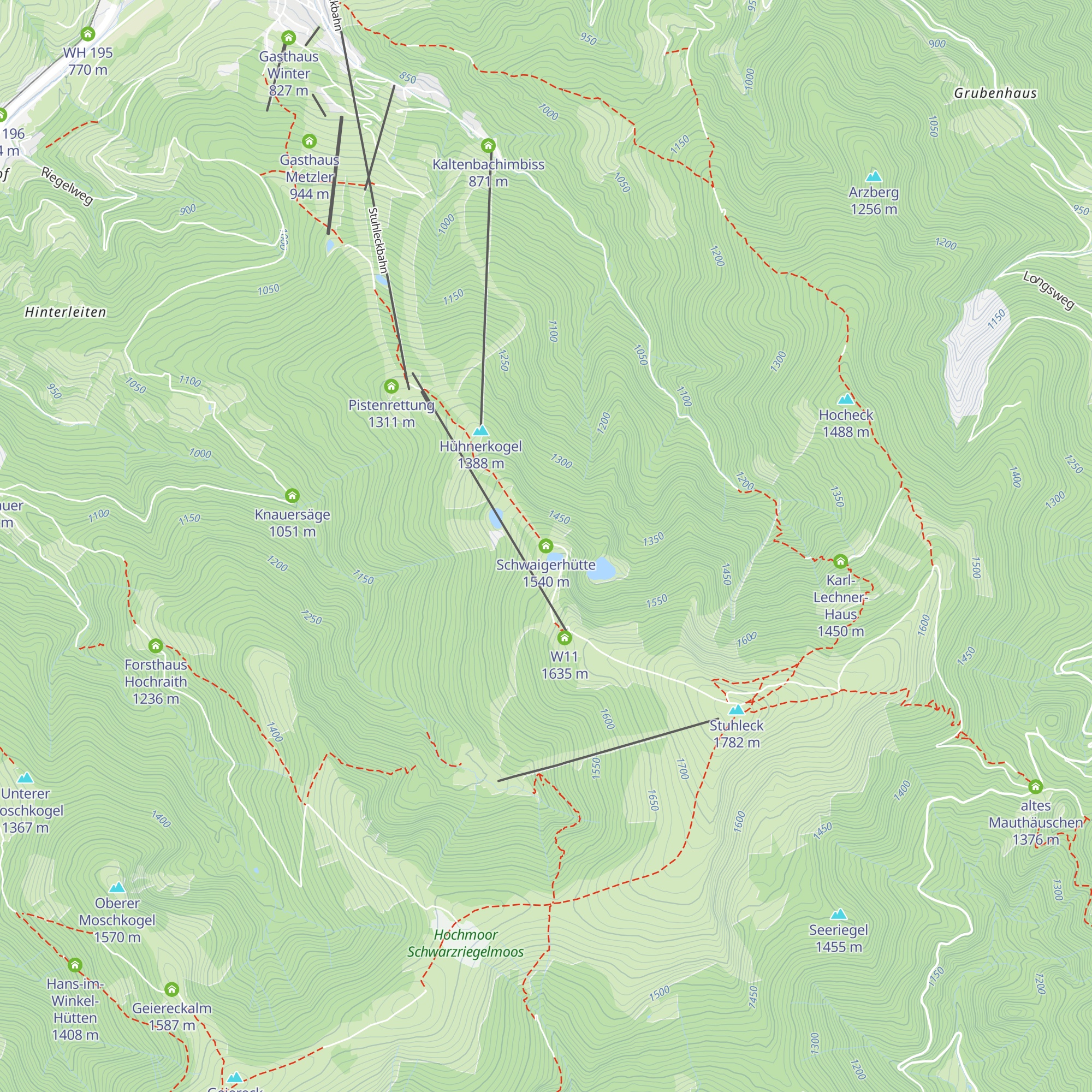 Schwaigerhütte map