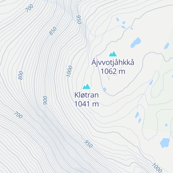 Map of Kløtran