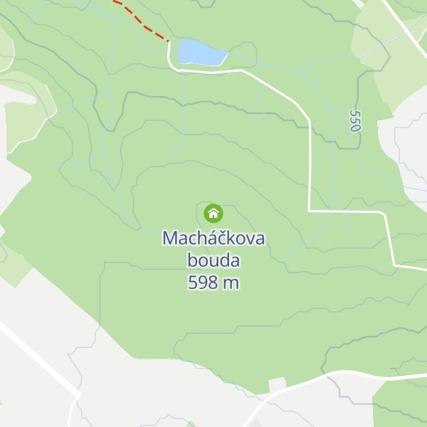 Map of Macháčkova bouda