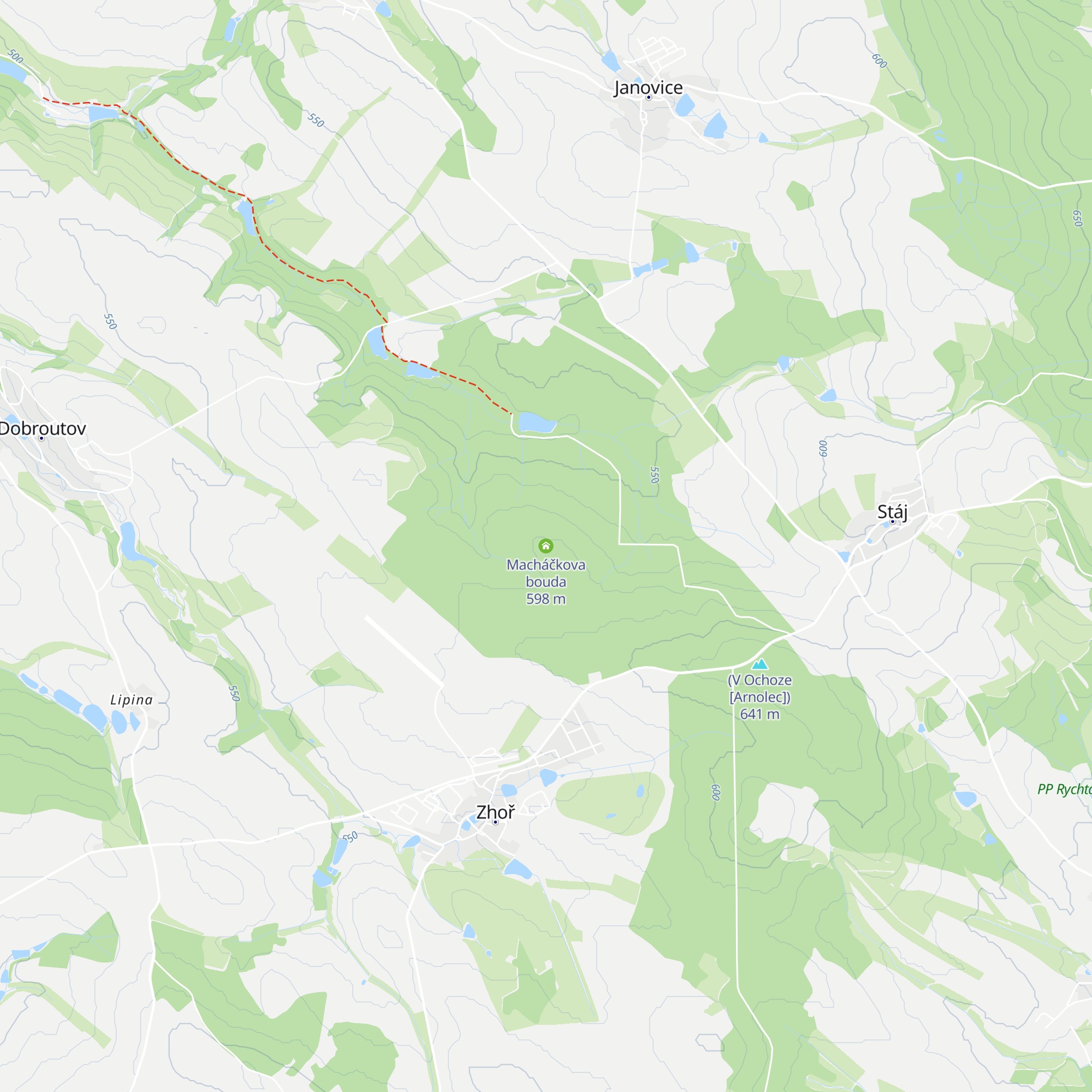 Macháčkova bouda map