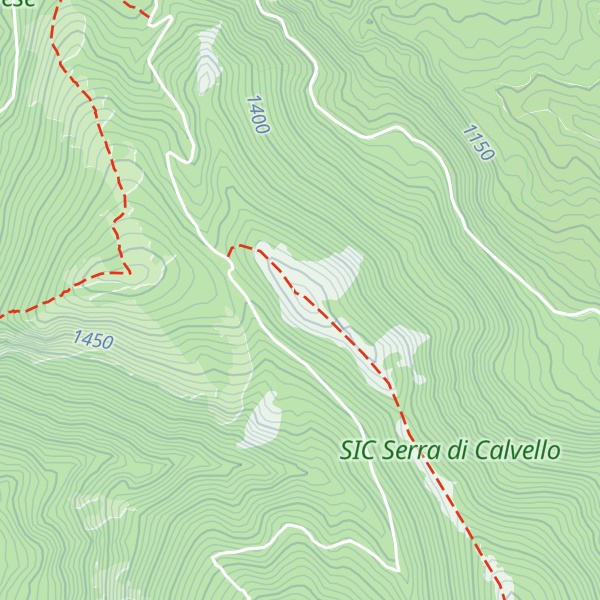 Map of Serra di Calvello
