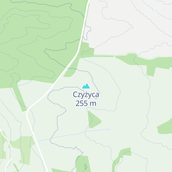 Map of Czyżyca