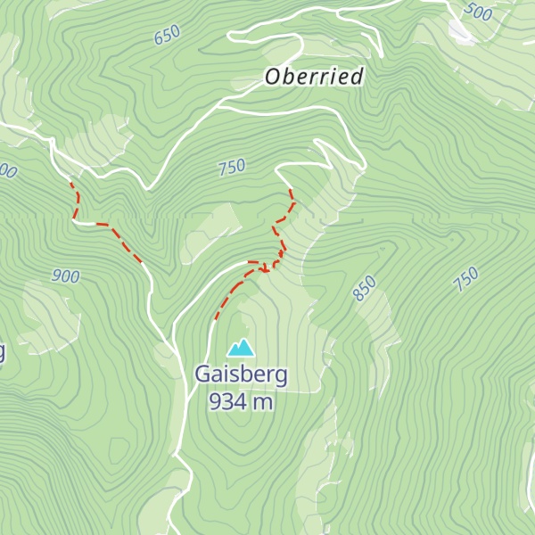 Map of Gaisberghütte