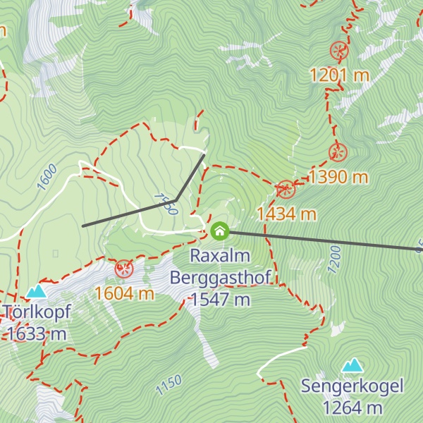 Map of Hirschwanger Hütte