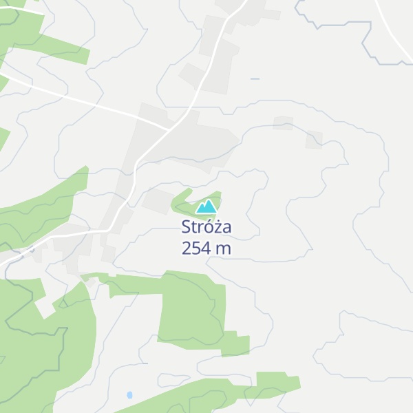 Map of Stróża