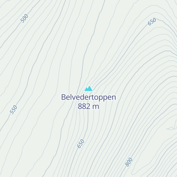 Map of Belvedertoppen
