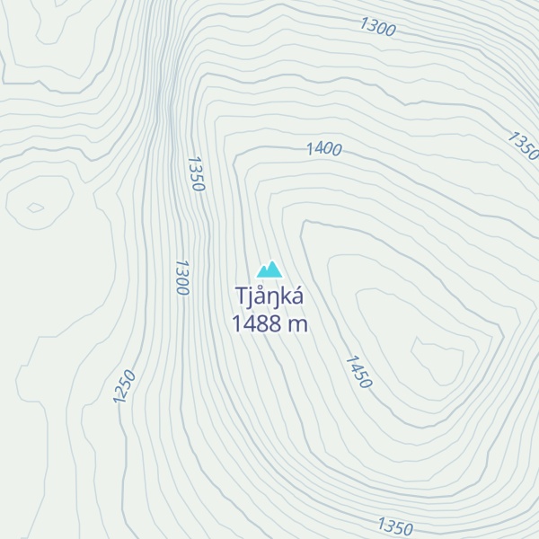 Map of Tjåŋká