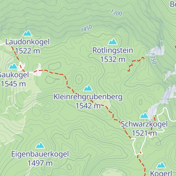 Map of Kleinrehgrubenberg