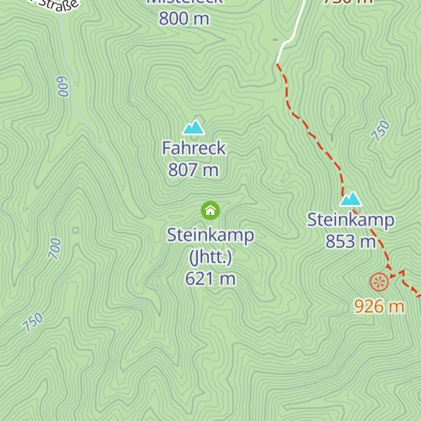 Map of Steinkamp (Jhtt.)