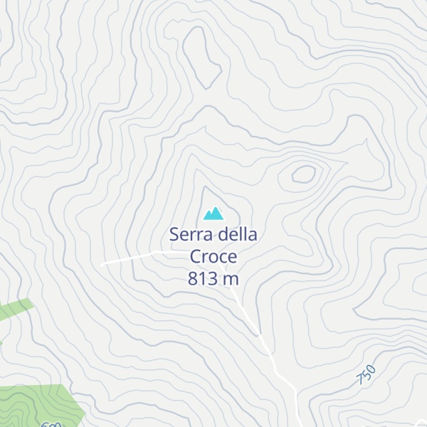Map of Serra della Croce