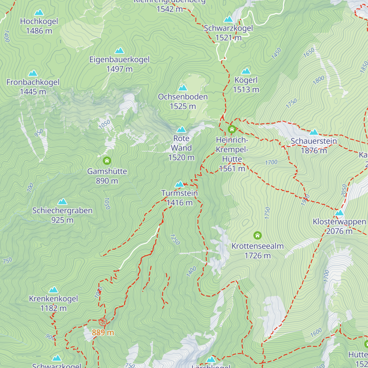 Kienthalerhütte map