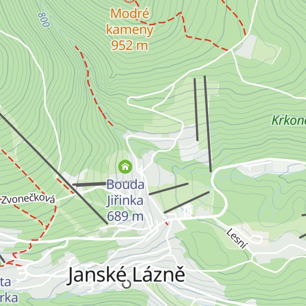 Map of Chata Tereza
