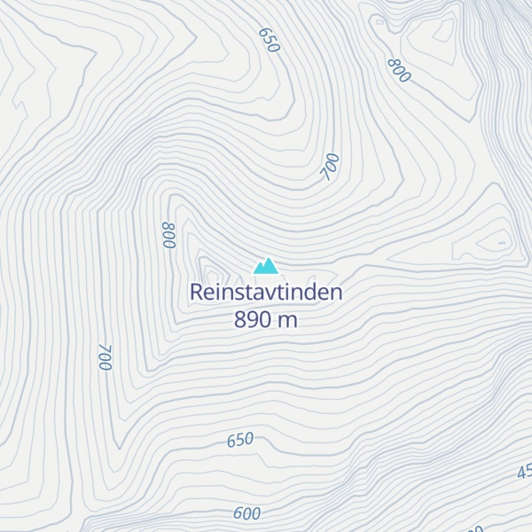 Map of Reinstavtinden