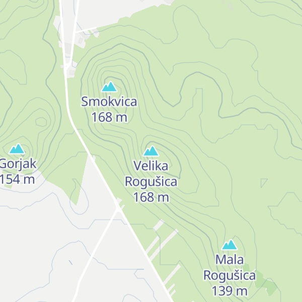 Map of Velika Rogušica