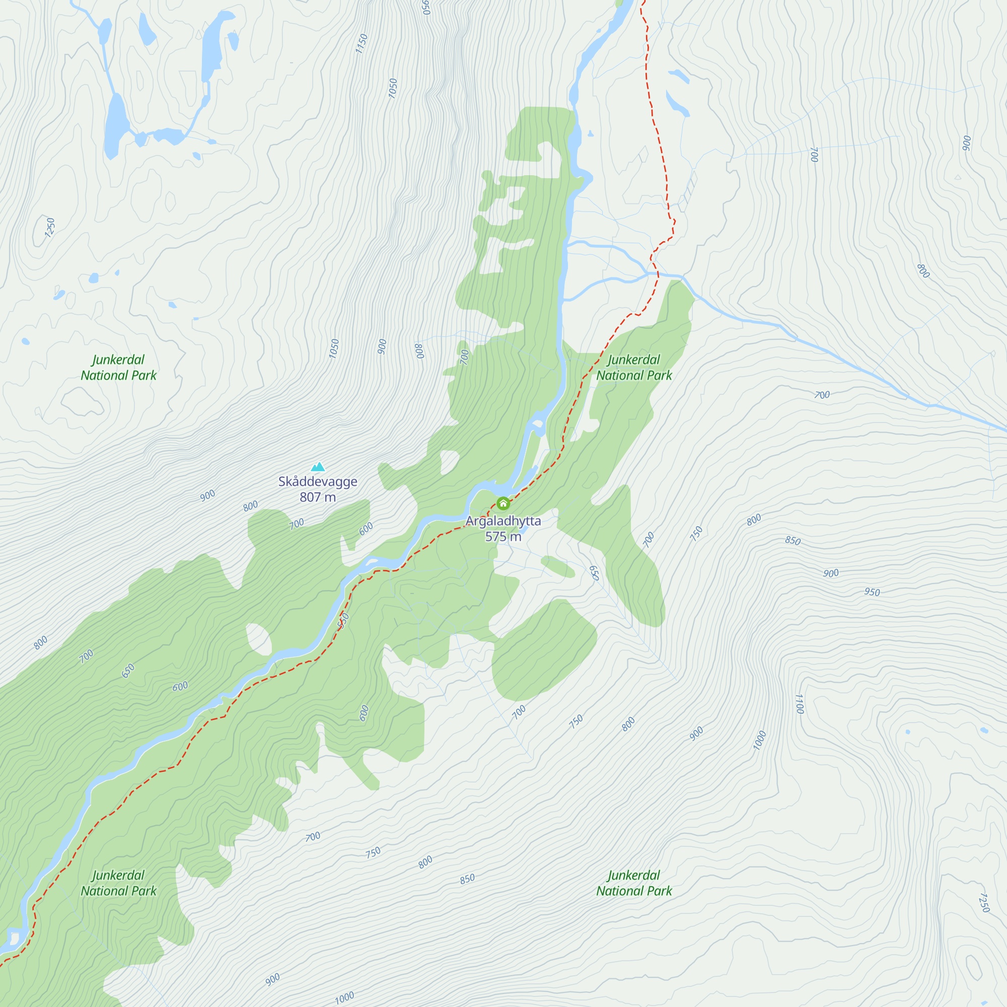 Argaladhytta map