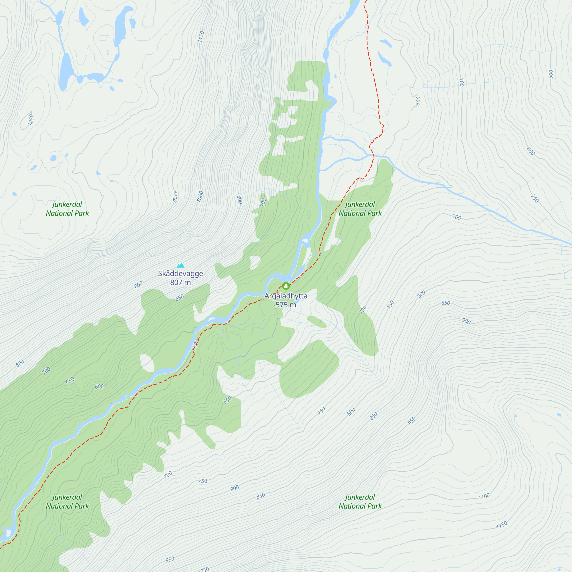 Argaladhytta map