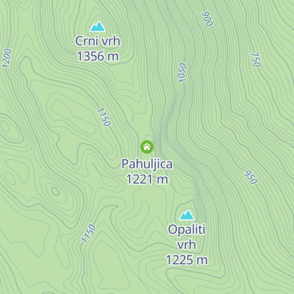 Map of Pahuljica