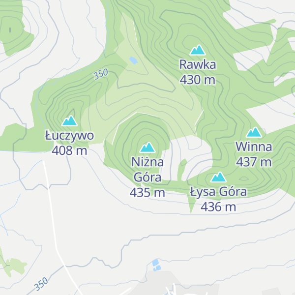 Map of Niżna Góra