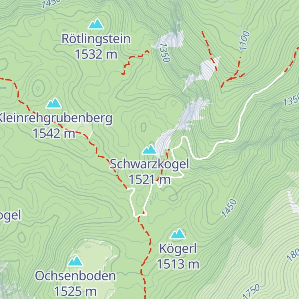 Map of Schwarzkogel
