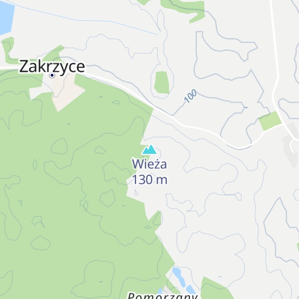 Map of Wieża