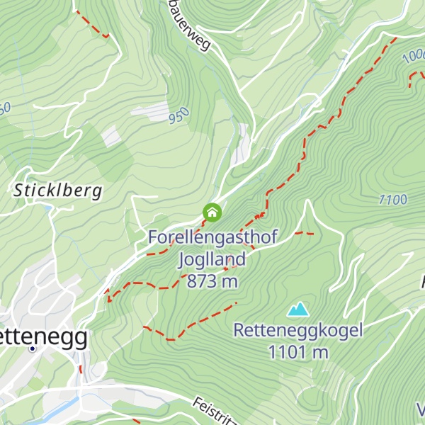 Map of Forellengasthof Joglland