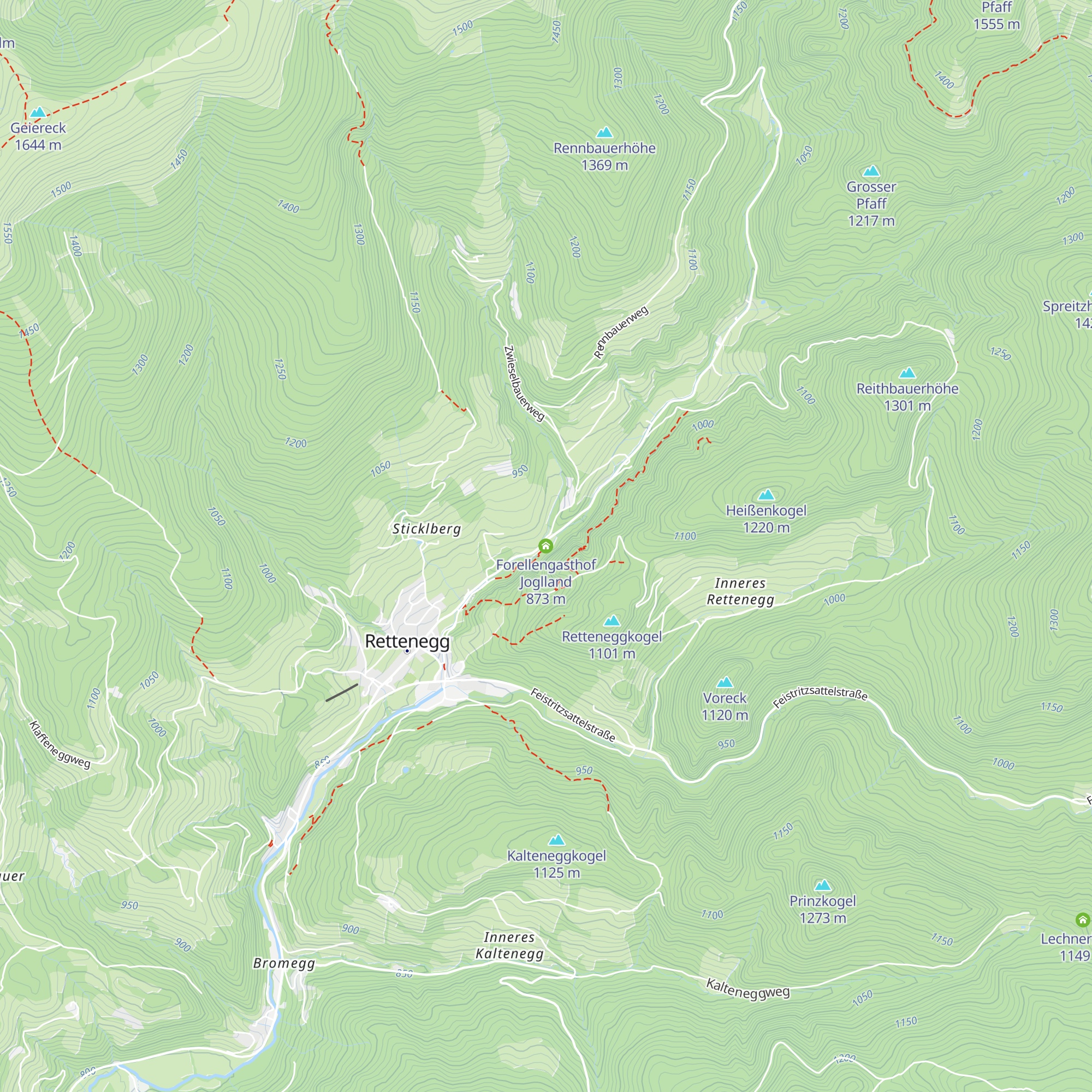 Forellengasthof Joglland map
