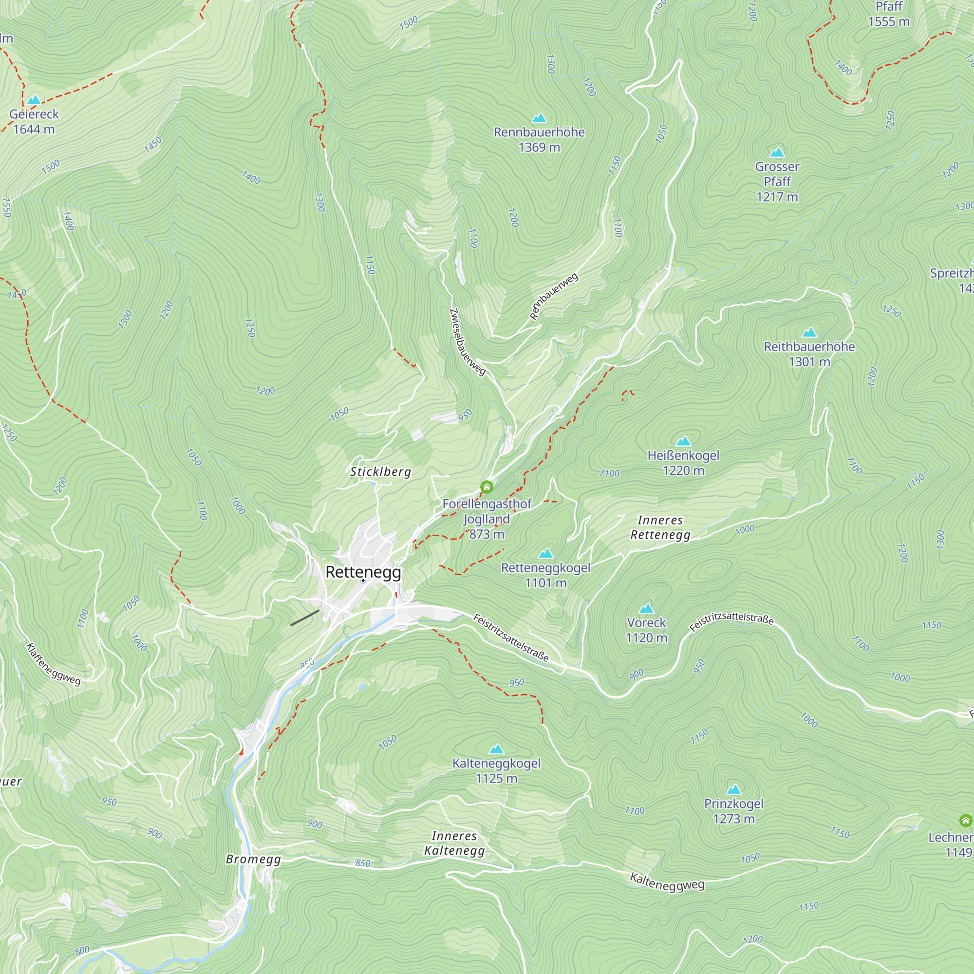 Forellengasthof Joglland map