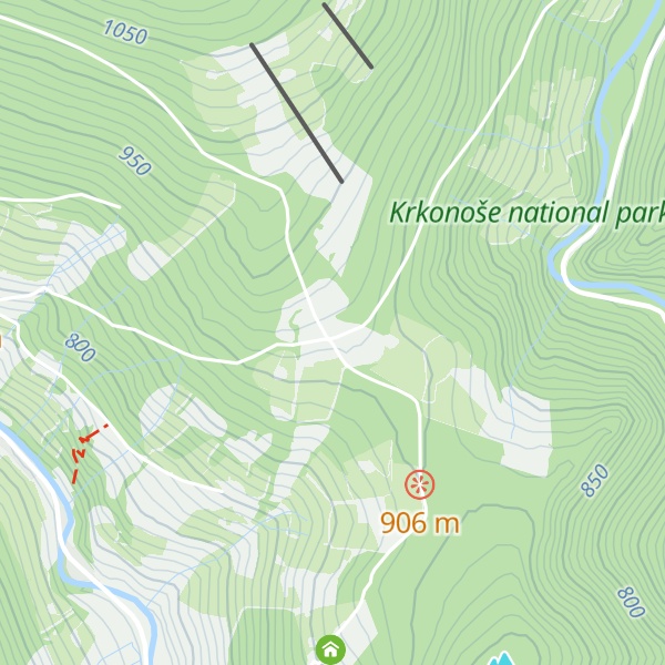 Map of Hotel Bouda Jana
