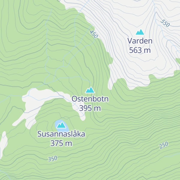 Map of Ostenbotn