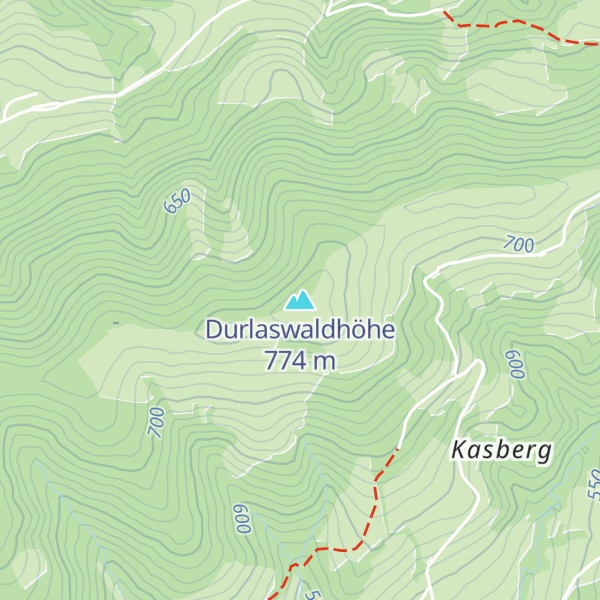 Map of Durlaswaldhöhe