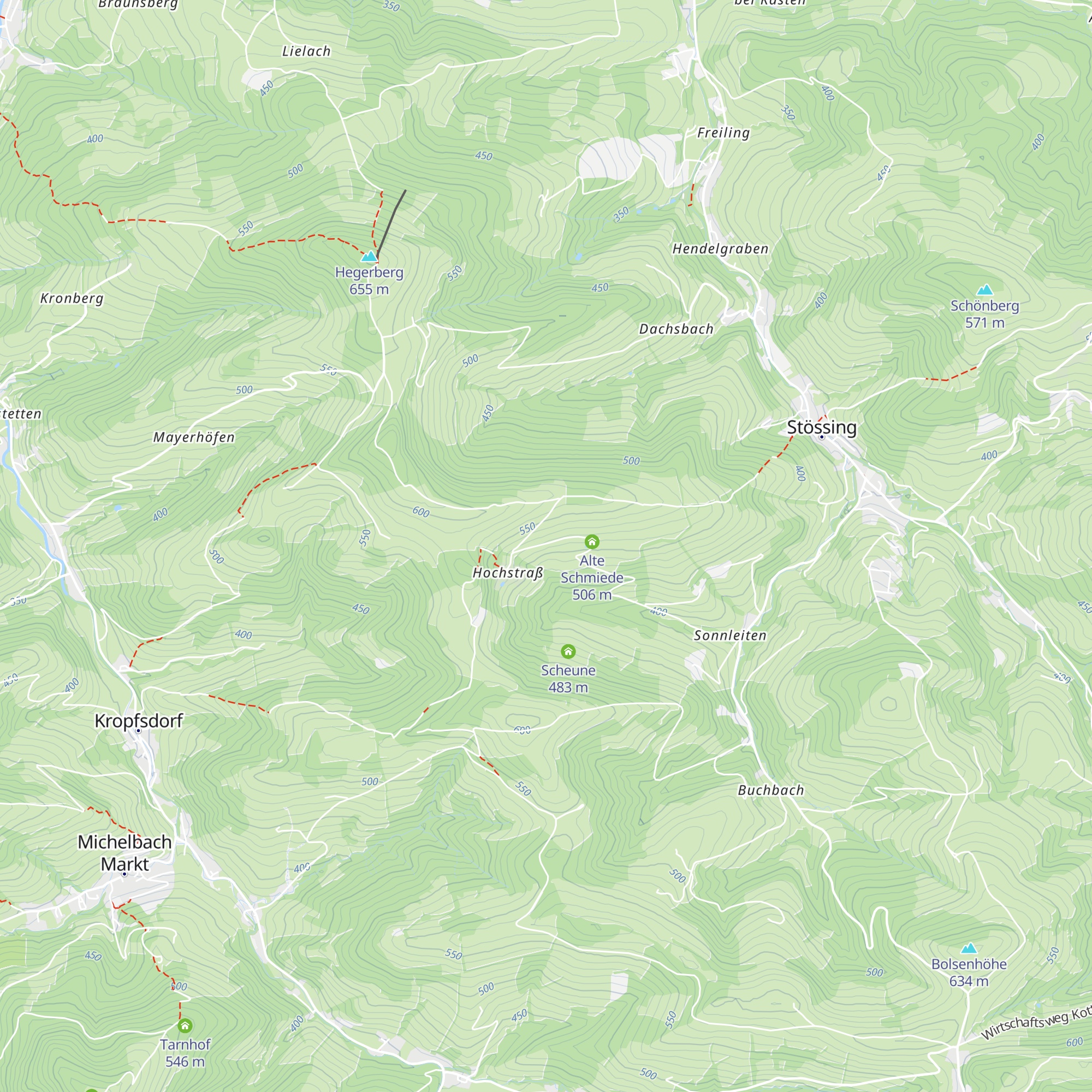 Unterstand für Schafe map