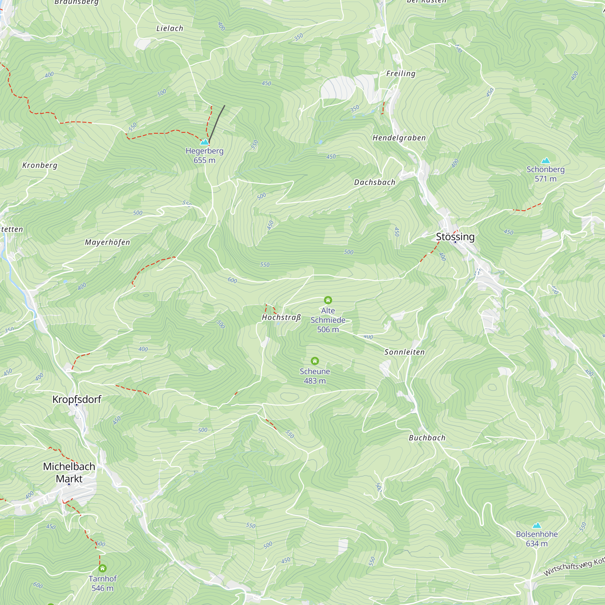 Unterstand für Schafe map