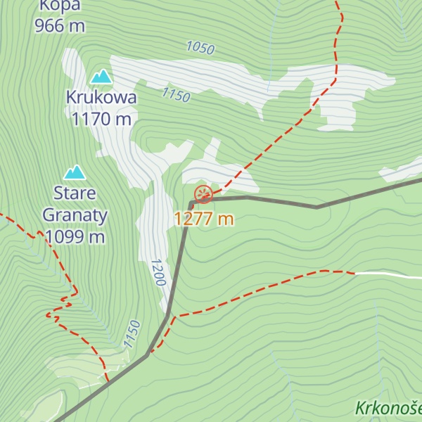 Map of Skalny Stół / Tabule