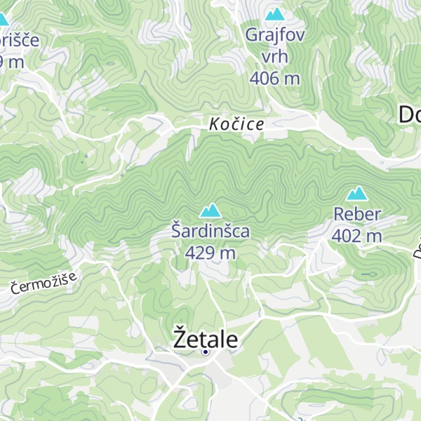 Map of Šardinšca