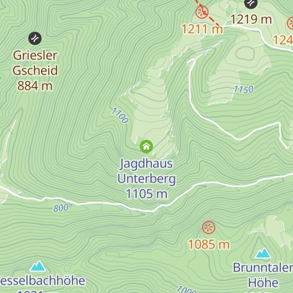 Map of Jagdhaus Unterberg