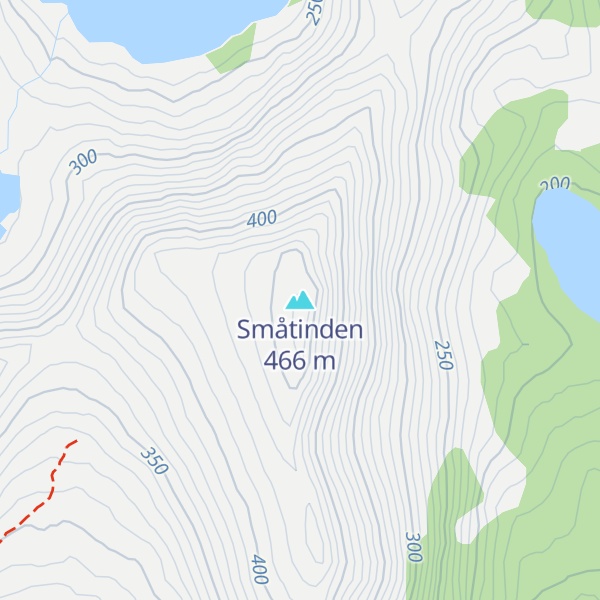 Map of Småtinden