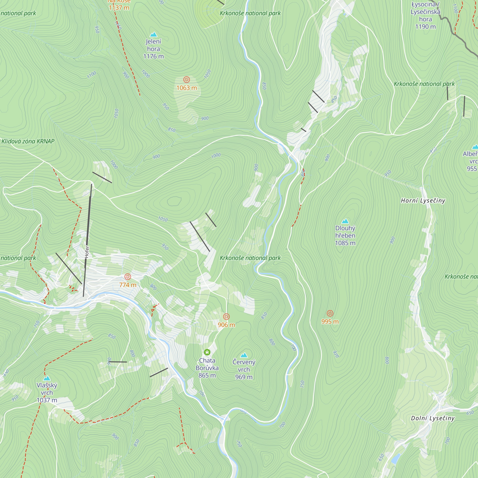 Chata Mamut map