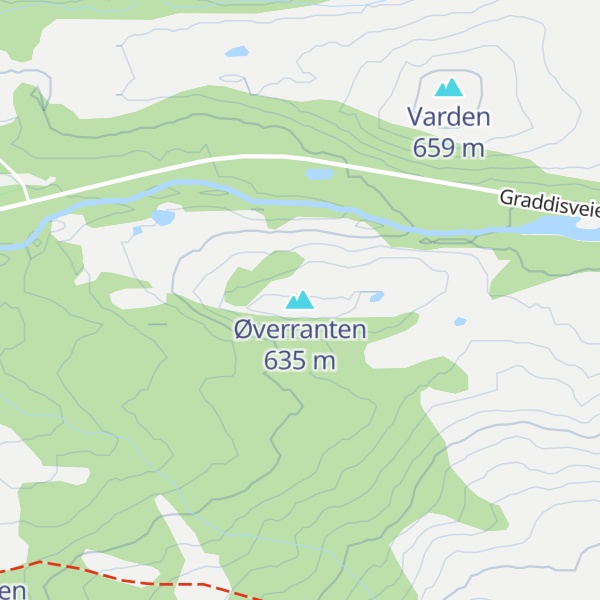 Map of Øverranten