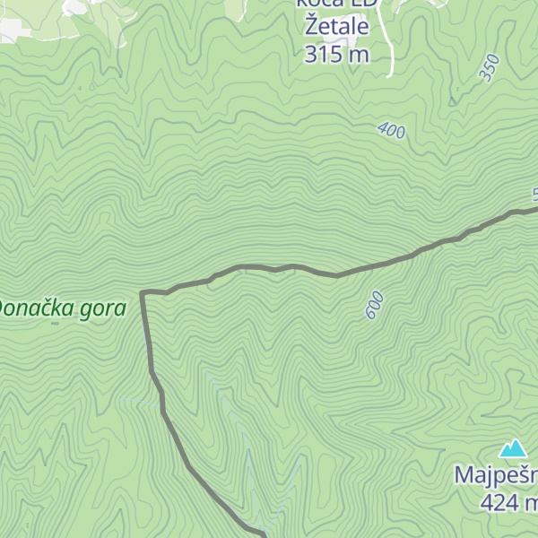 Map of Maceljska gora