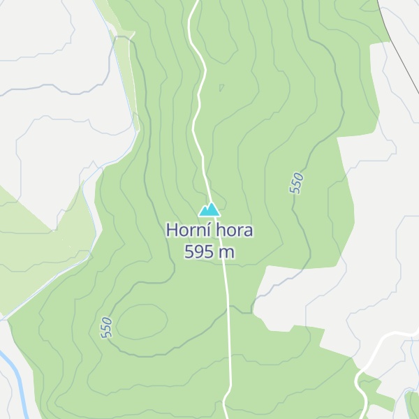 Map of Horní hora