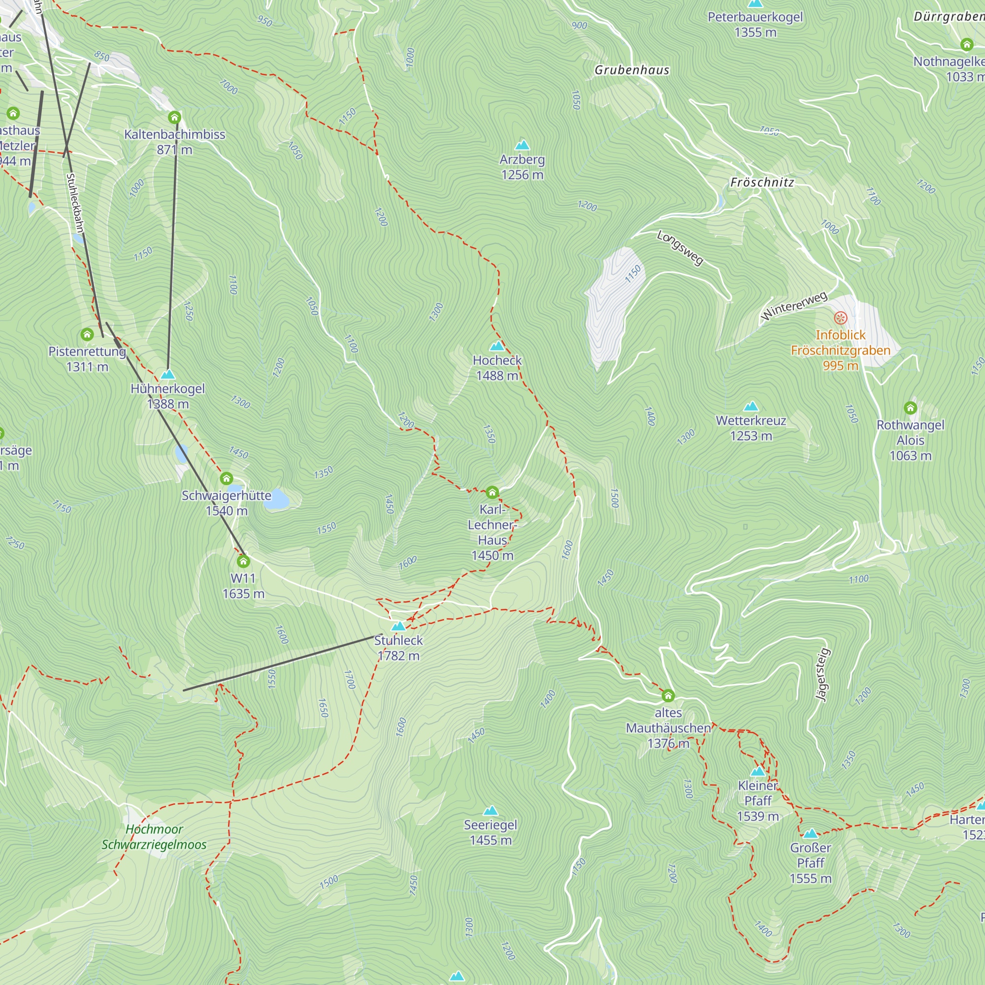 Karl-Lechner-Haus map