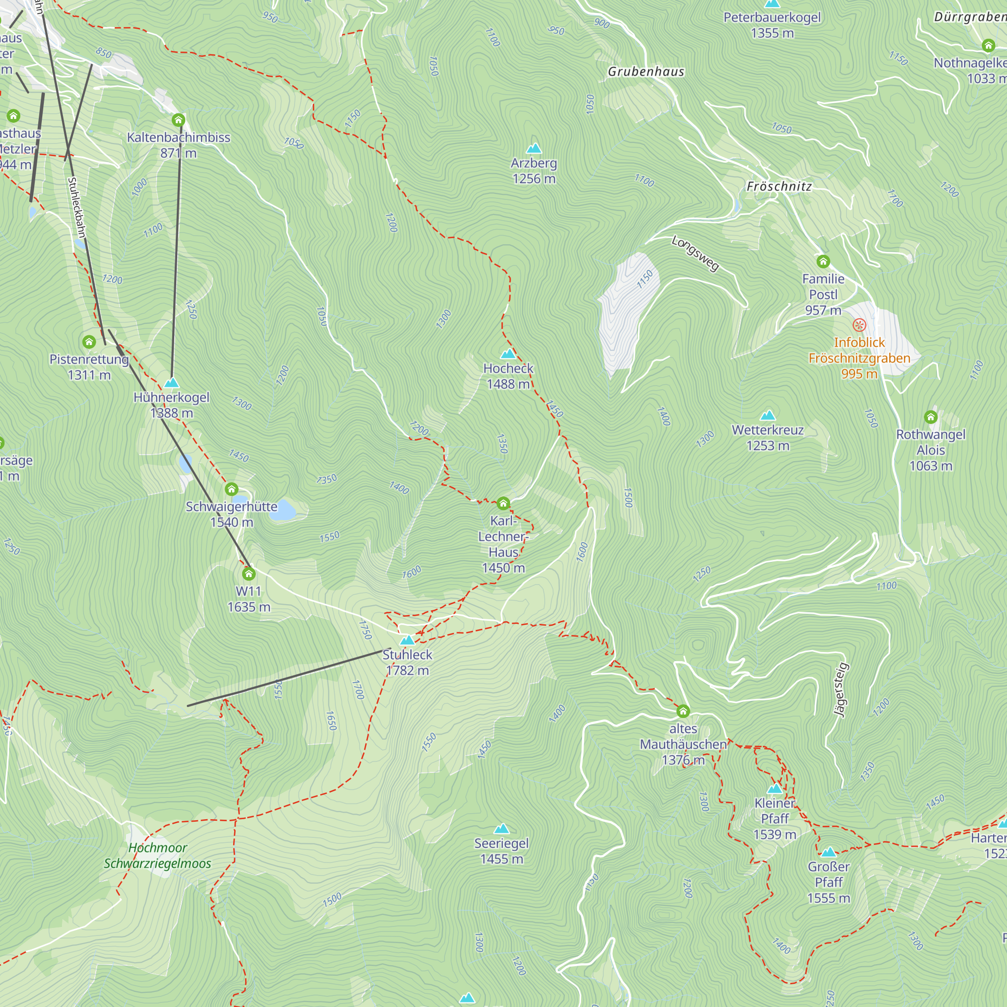 Karl-Lechner-Haus map