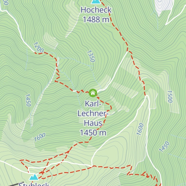 Map of Karl-Lechner-Haus