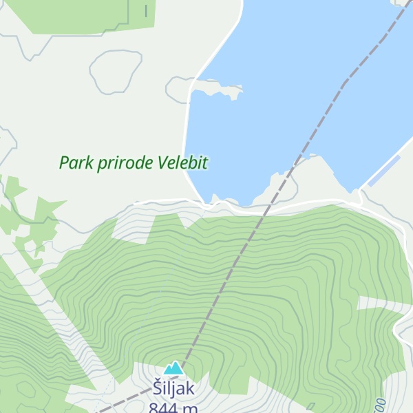 Map of Ulazni uređaj dovodnog tunela