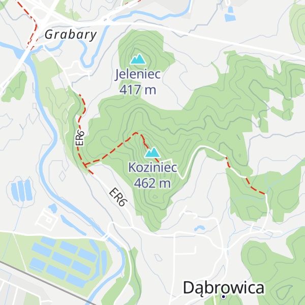 Map of Koziniec