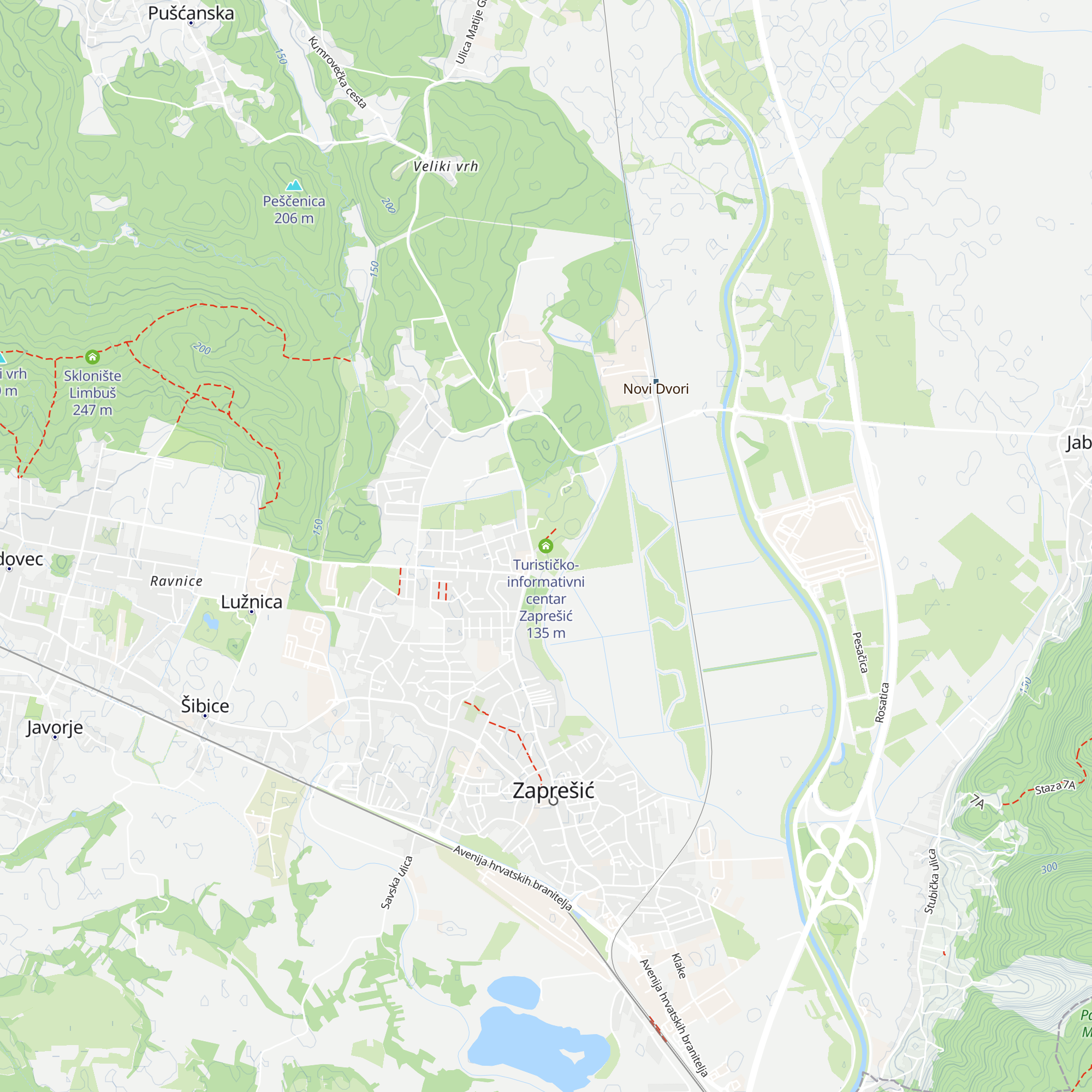 Turističko-informativni centar Zaprešić map