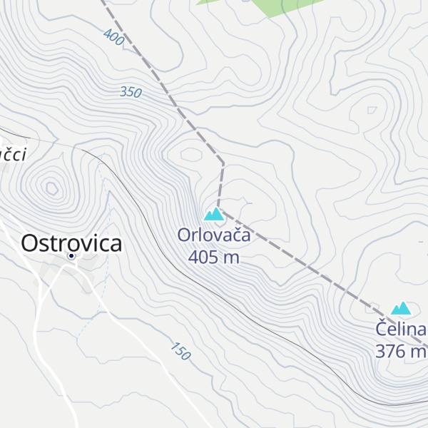 Map of Orlovača
