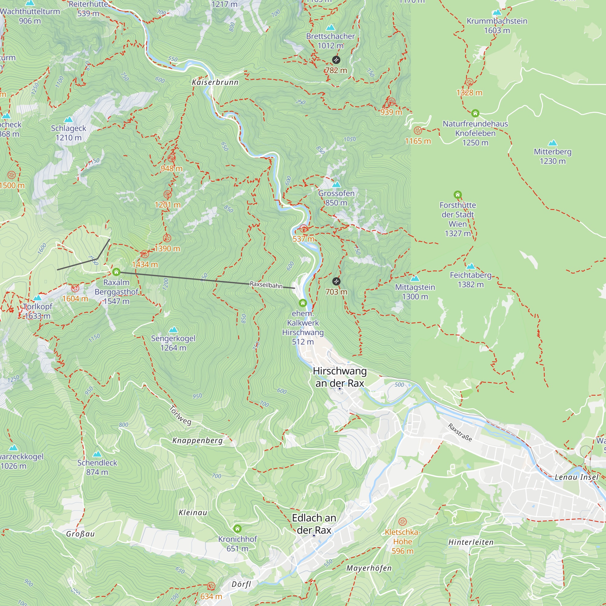 ehem. Kalkwerk Hirschwang map