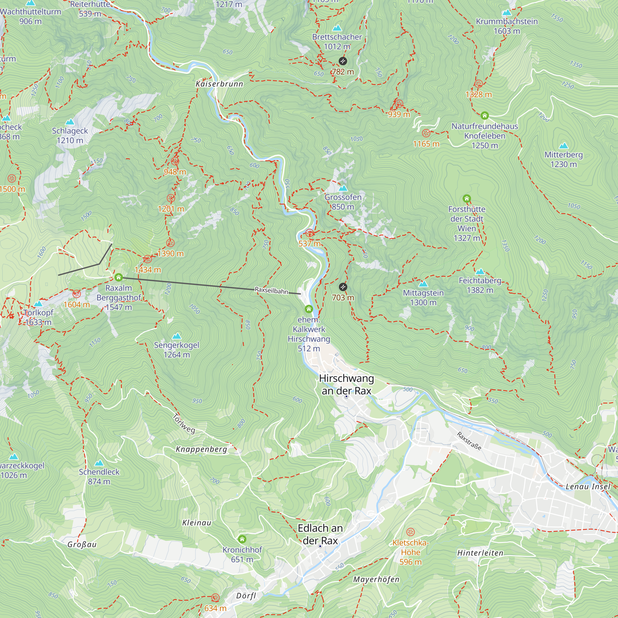 ehem. Kalkwerk Hirschwang map